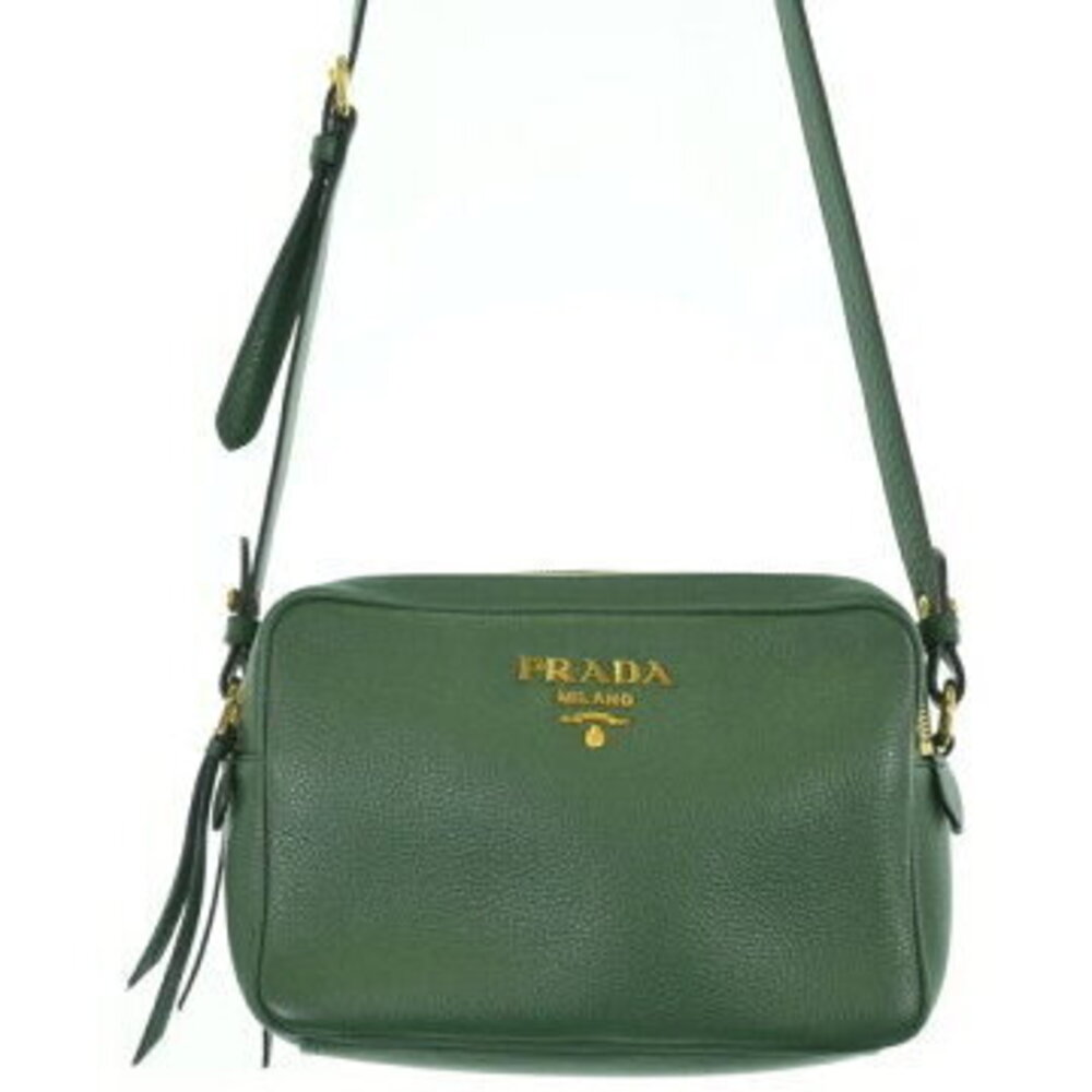Prada Zip Camera Vitallo Phenix Shoulder Bag Green